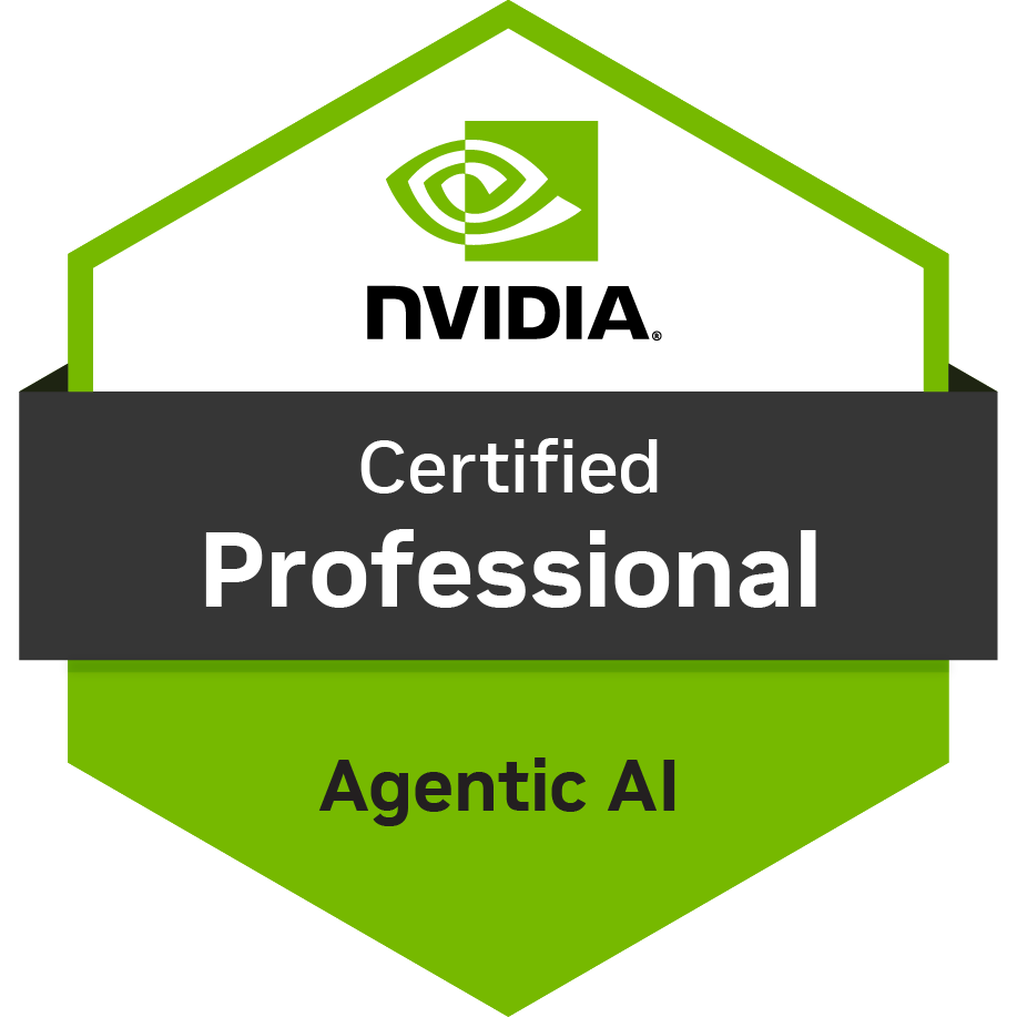 NVIDIA Certified Professional: Agentic AI badge